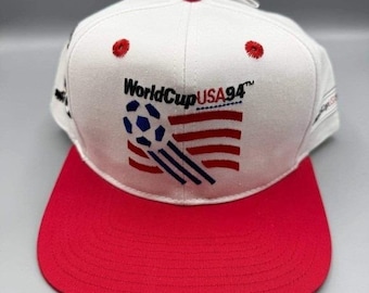 Gorra vintage de fútbol de EE. UU. para hombre, de la Copa del Mundo, con cierre a presión, de Twins Enterprise, nueva gorra de fútbol.