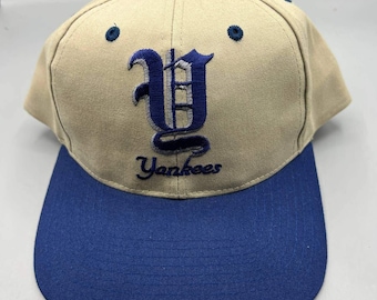 Vintage New York Yankees-hoed heren beige Twins Enterprise MLB snapback pet Nieuw