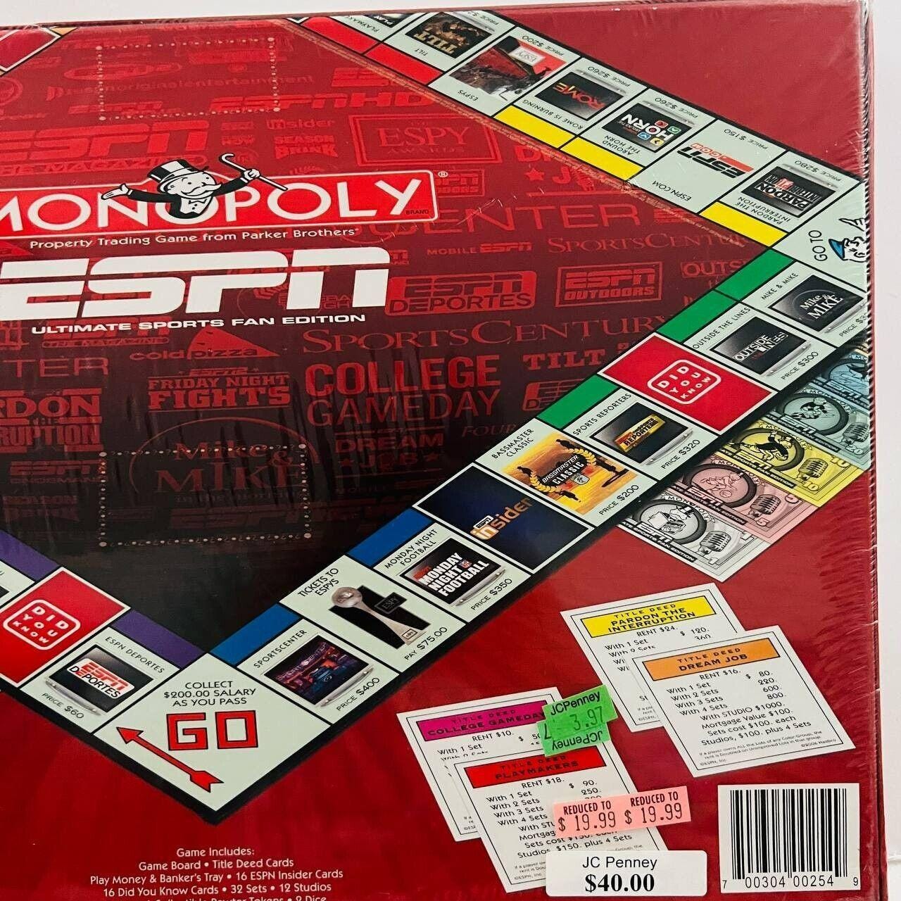 Vintage Monopoly ESPN Ultimate Sports Fan Edition Board Game