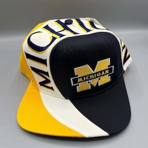 Gorra vintage Michigan Wolverines para hombre, gorra Twins Enterprise con cierre a presión, nueva