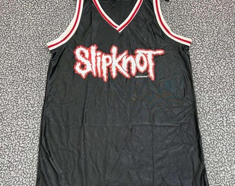 Vintage Slipknot Jersey Shirt Men XXL Black Blue Grape Sleeveless Deadstock New