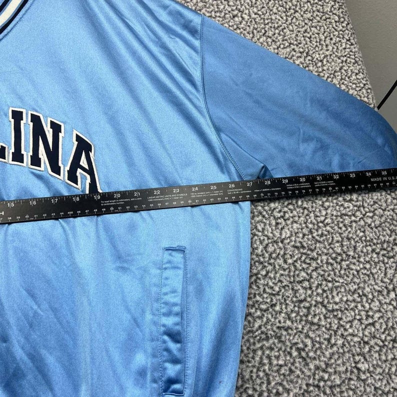 Kurtka wiatrówka Vintage North Carolina Tar Heels męska XL Starter Pullover zdjęcie 7