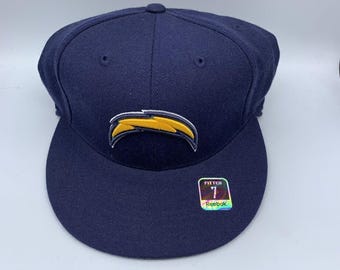 Gorra de invierno Reebok de la NFL, talla 6 7/8, con solapa para el cuello, de los San Diego Chargers, vintage
