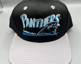 Vintage 90s Logo Athletic Carolina Panthers Football NFL Strapback
