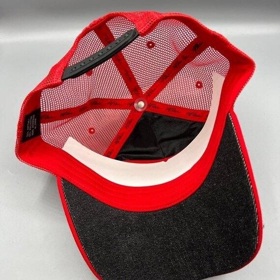 Vintage Cliff Raven Hat Red Ed Hardy Japanese tat… - image 4