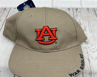 Gorra vintage Auburn Tigers War Eagle NCAA con cierre a presión, nueva para hombre