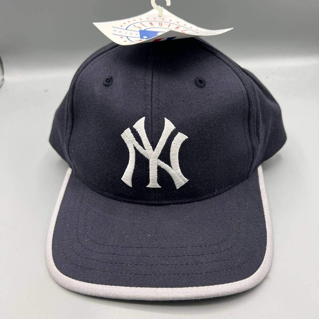 Vintage New York Yankees Hat Men Navy Twins Enterprise MLB Strap
