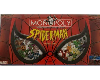 Monopoly SPIDER-MAN Edition Board Game - Complete, Never Played