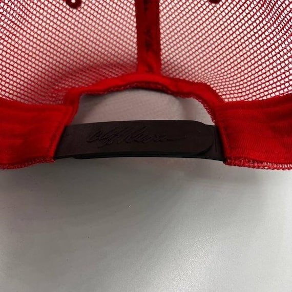 Vintage Cliff Raven Hat Red Ed Hardy Japanese tat… - image 7