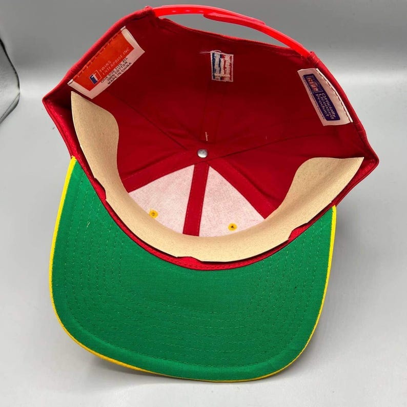 Vintage Kansas City Chiefs Hat Men Red Twins Enterprise NFL Snap Back Cap New image 2