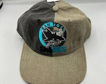 Vintage San Jose Sharks NHL Twins Enterprise Hat Strapback Cap New Men