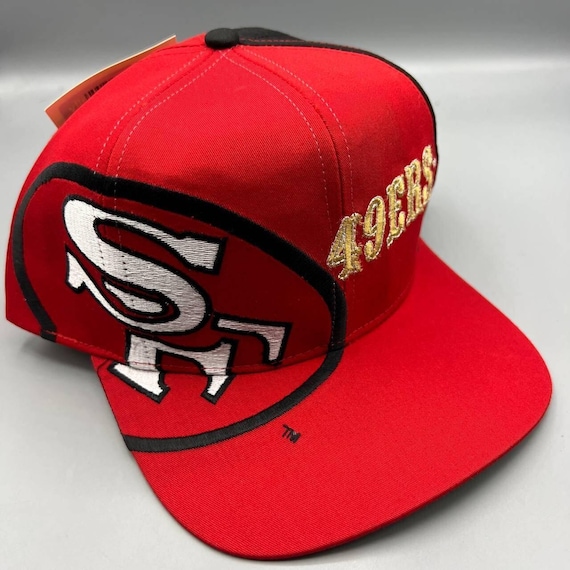 Vintage San Francisco 49ers Hat Men Red Twins Enterprise NFL Snap