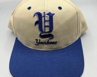 Vintage New York Yankees-hoed heren beige Twins Enterprise MLB snapback pet Nieuw