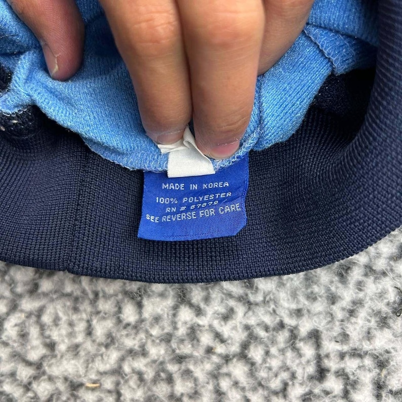 Kurtka wiatrówka Vintage North Carolina Tar Heels męska XL Starter Pullover zdjęcie 5