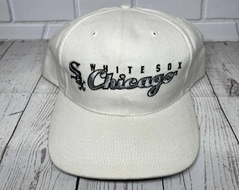 Gorra vintage de los Chicago White Sox de la MLB Twins Enterprise, color blanco, nueva para hombre