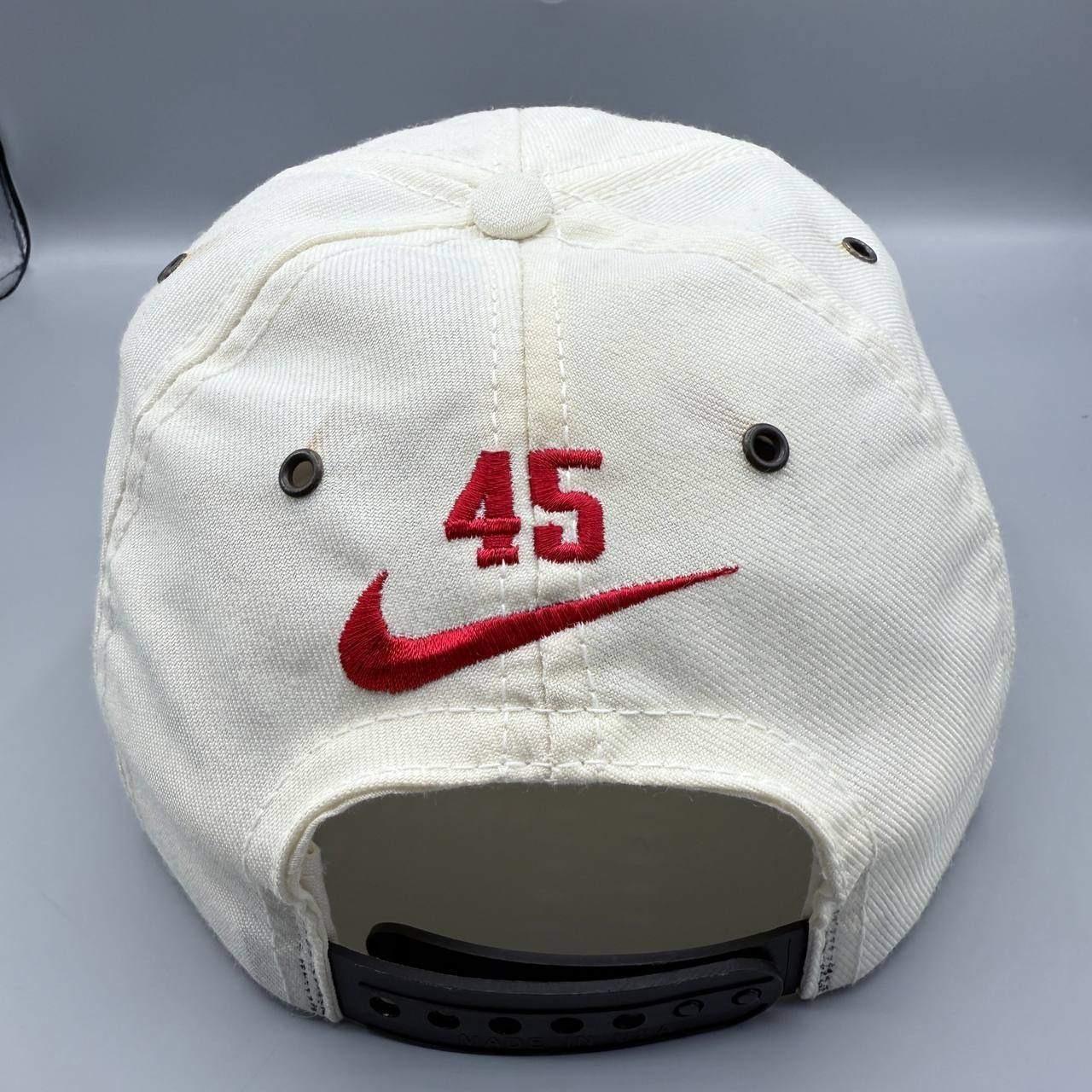 Vintage Air Jordan 45 Hat Men G Dragon White Black Nike Snap Back 
