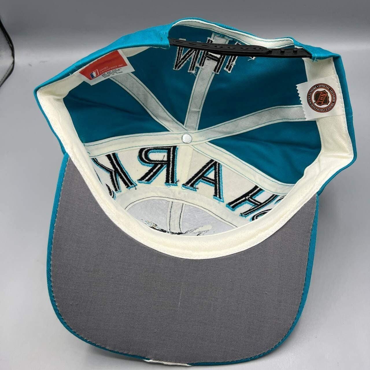 Vintage San Jose Sharks Hat Men Twins Enterprise NHL Snap Back Cap