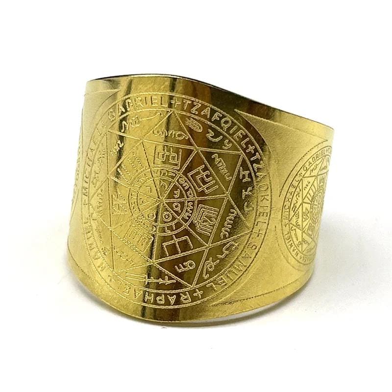 Mens Seals of The Seven Archangels Statement Ring