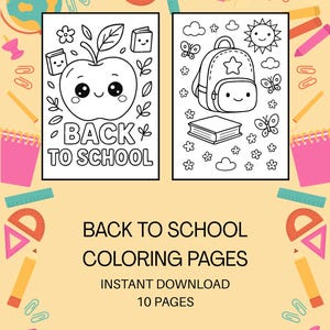 Back to School Coloring Pages
