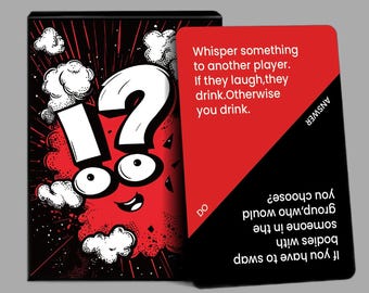 Funny Party Challenge Cards – Icebreaker Drinking Game Cards for Adults, Truth or Dare Style Party Game, Group Fun Game Night