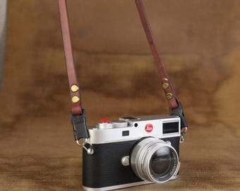 Sangle vintage pour appareil photo à dégagement rapide : bandoulière ou dans le cou