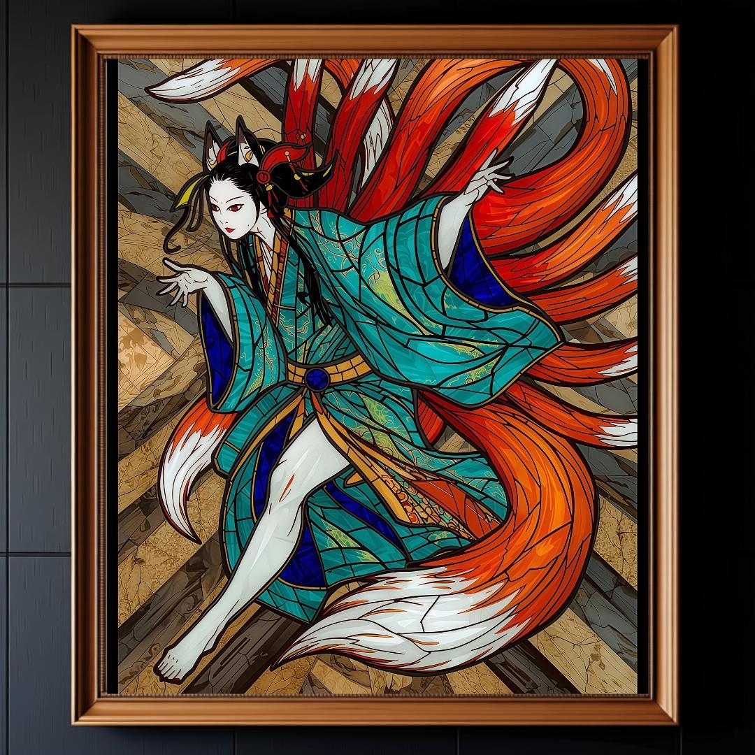 Nine tailed fox - Etsy 日本