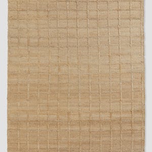 Hand-woven Jute Checkerboard Rug: Bohemian Style, 8x10 - Etsy