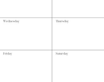 Planificador semanal de negocios / Planificador para pequeñas empresas / Descarga instantánea / Plantilla de Canva