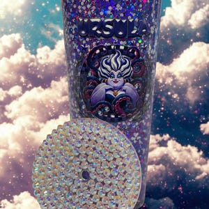 24oz Snow Globe Tumbler No-flow
