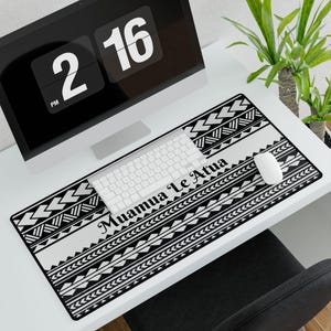 Polynesian Tribal Desk Mat