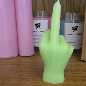 Middle Finger Candle