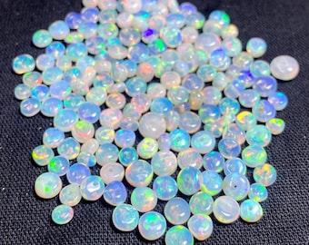 AAA Grade Opal Beads Ethiopian Opal Rondelle Beads  Drilled Loose Opal Smooth Beads Welo Opal Beads For Jewelry 3/5 MM