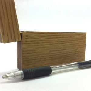 White Oak Business Card Holder image 4