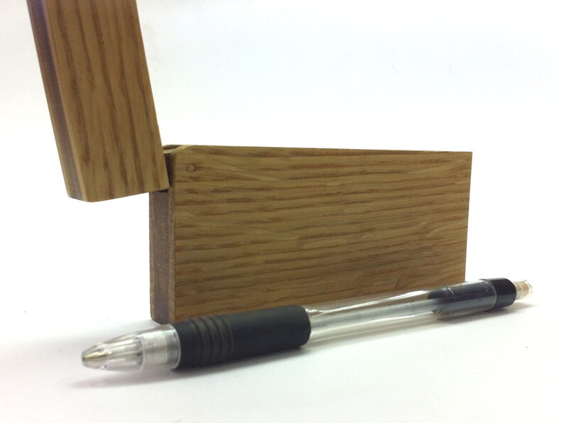 White Oak Business Card Holder image 4