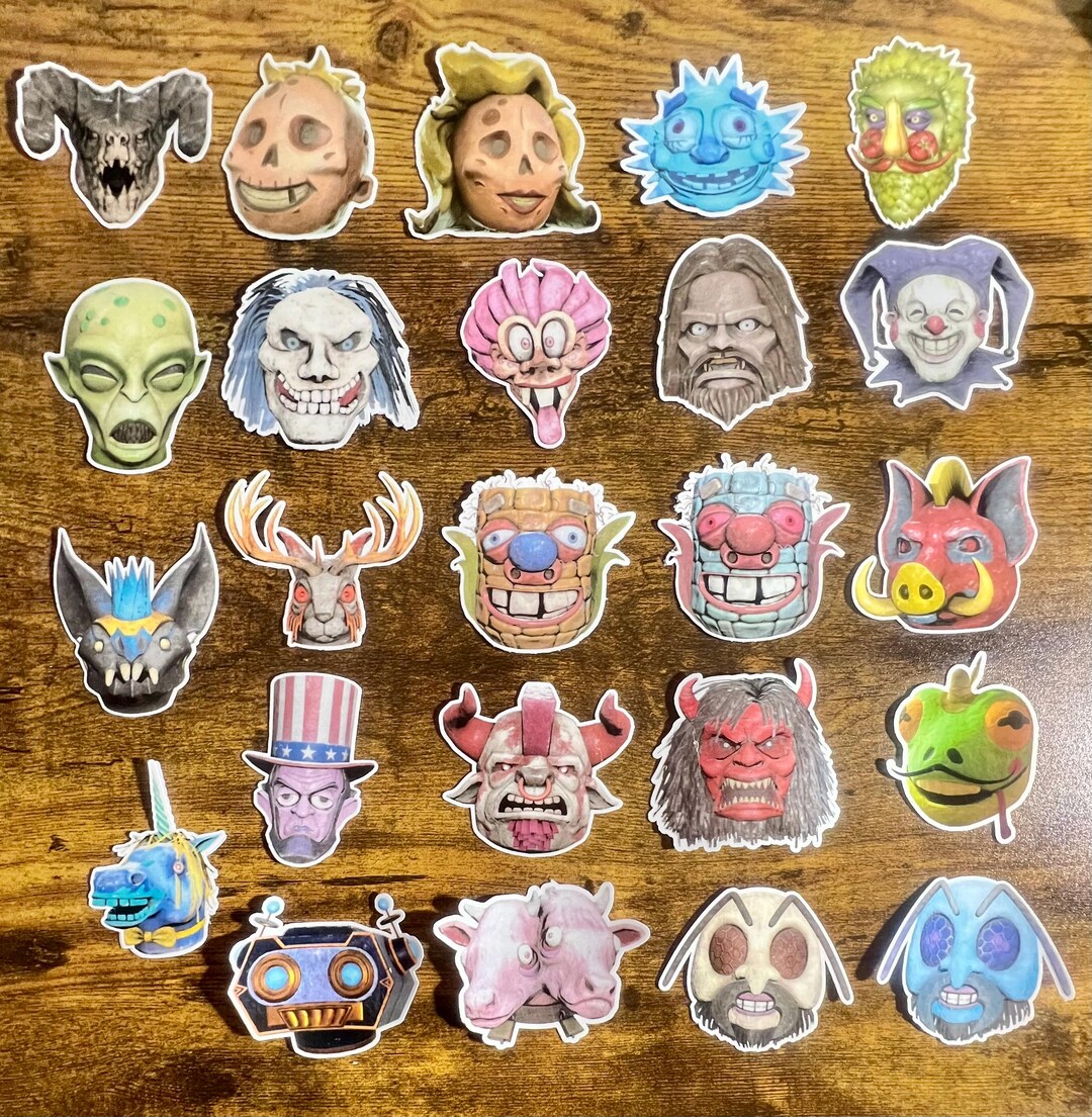 Fasnacht Masks Fallout 76- Fallout, Stickers - Etsy