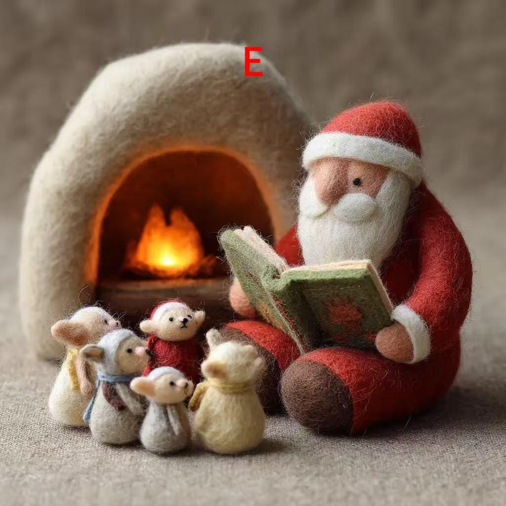 Santa reindeerトナカイ サンタ フィギュア メモリーレーン - メルカリ