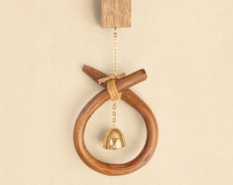 Korean Lucky Door Bell : Handmade Feng Shui Charm for Wealth & Protection, Traditional Korean Home Decor Gift