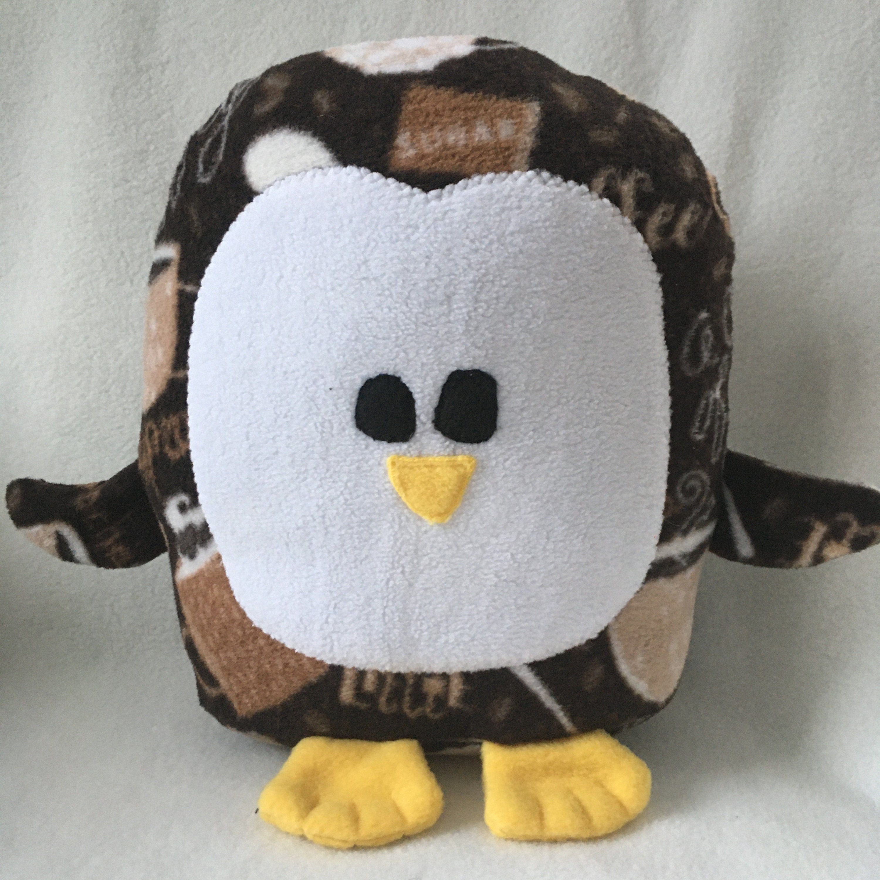 stuffed penguin pillow