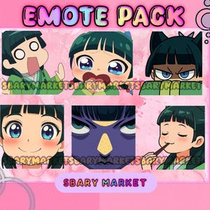 MaoMao, Kusuriya no hitorigoto, The Apothecary Diaries twitch emote pack