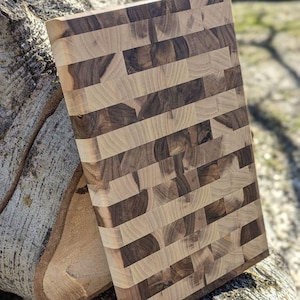 Handcrafted Large Walnut Butcher Block Cutting Board