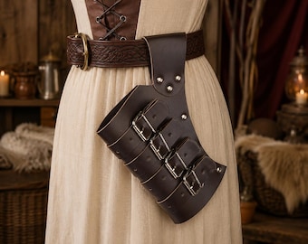 Medieval Sword Back Holder, Medieval Back Scabbard Harness, Renaissance Fair Weapon Carrier, LARP Cosplay Sword Holster, Knight Gear