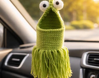 Schema all'uncinetto per la bocca del mostro, PDF digitale, amigurumi sospeso