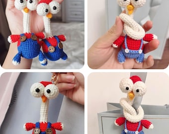 Funny Chicken Crochet Pattern PDF, Cute Amigurumi Rooster Tutorial, Easy Farm Animal Crochet, Handmade Gift Idea, DIY Christmas Gift Idea