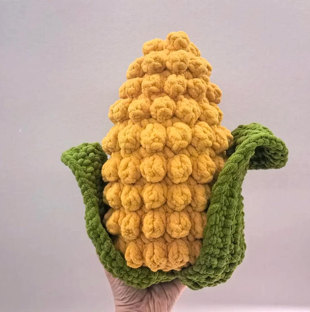 Beginner-Friendly Corn Plush Pillow Pattern