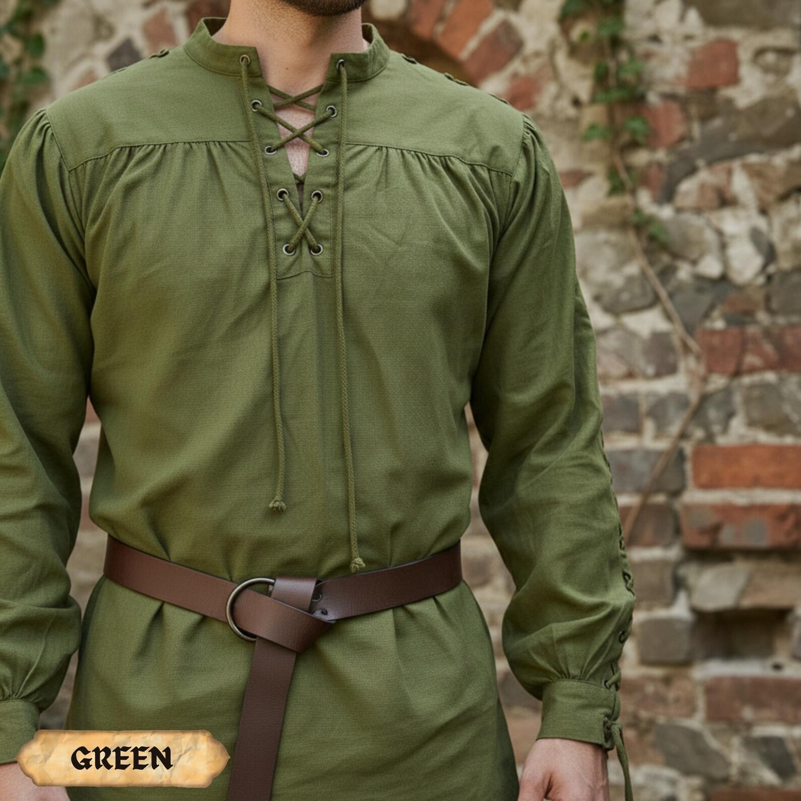 Medieval Viking Tunic for Men | Renaissance Fair Outfit | Multi Color ...