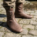 Handmade Medieval Leather LARP Boots for Men – Viking & Renaissance Cosplay Shoes product logo