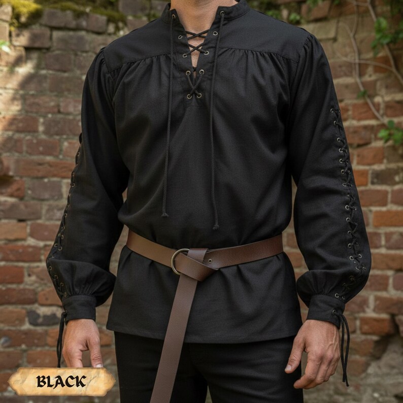 Medieval Viking Tunic for Men | Renaissance Fair Outfit | Multi Color ...
