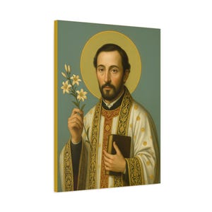 Saint Francis Xavier Canvas - Jesuit Missionary, Religious Icon