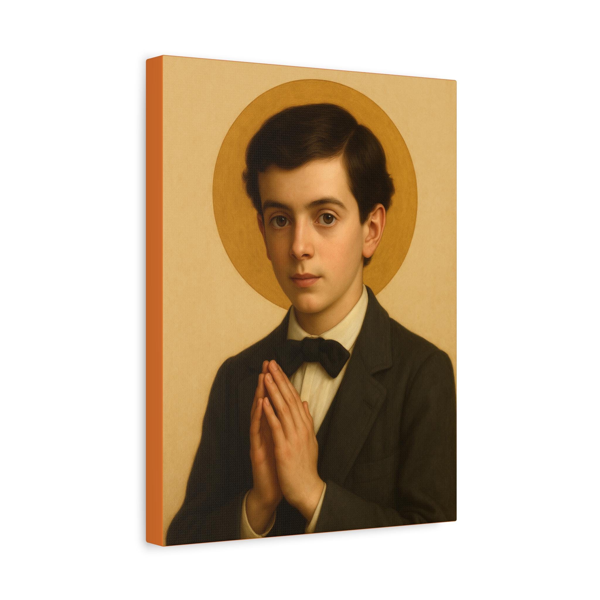 Saint Dominic Savio Canvas - Young Student and Disciple of Don