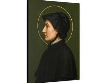 Saint Elizabeth Ann Seton Canvas - Erste amerikanische Heiligenikone